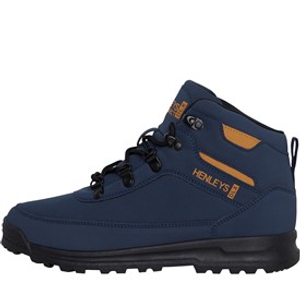Henleys Junior Junge Travis Stiefel Marineblau