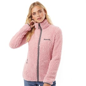 Bench Dames Sherpa Fleece Jas Roze
