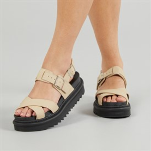 Brave Soul Dames Debbie Enkelband Sandalen Sand Taupe