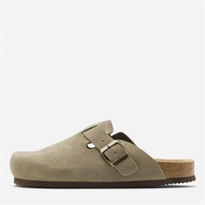 CPH Comfort Kinderen Bio Klomp Suède Sandalen Taupe