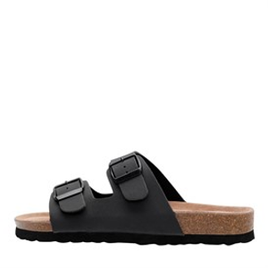 CPH Comfort Sandales à Deux Brides Noires