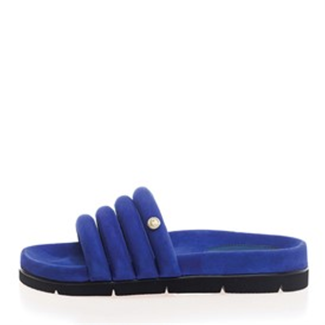 Copenhagen Shoes Damessandalen Leafs Suède 1201 Elektrisch Blauw