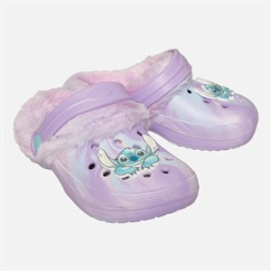 Lilo and Stitch Baby Meisjes Sligo Clogs met Faux Fur Voering Lila / Multi