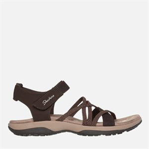 SKECHERS Dames Reggae Slim Sandalen Chocolate