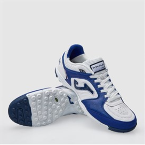 Joma Heren Top Flex 25 TF Astro Turf Voetbalschoenen Wit/Royal