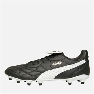 Puma Heren King Top FG / AG Stevige / Kunstmatige Ondergrond Voetbalschoenen Zwart / Wit