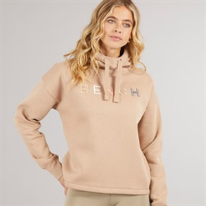 Bench Dames Ioni Hoodie Taupe
