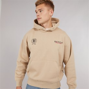 Bench Herren Ledall 1989 Kapuzenpullover Stone