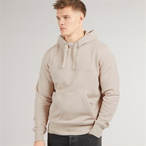 Bench Heren Trassi Hoodie Stone Grey