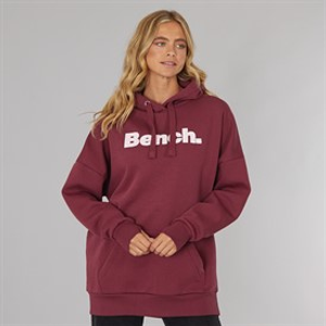 Bench Dames Dayla Oversized Hoodie Bourgogne
