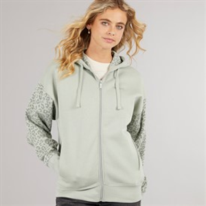 Bench Hoodie mit Reißverschluss Damen Salbei