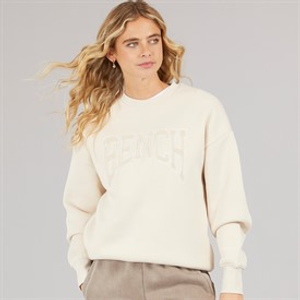 Bench Dames Lioh Oversized Sweater Chalk