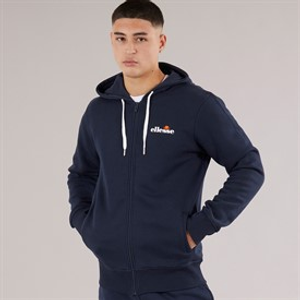 Ellesse Heren Klemerio Volledige Rits Hoodie Navy
