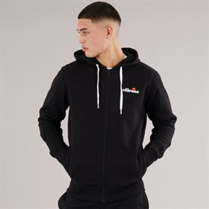 Ellesse Heren Klemerio Volledige Rits Hoodie Zwart