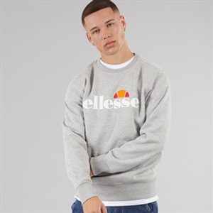 Ellesse Heren Sikanni Sweatshirt Light Grey Marl