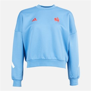 adidas Dames FFR Frankrijk Rugby Z.N.E. Reis Sweatshirt Focus Blue