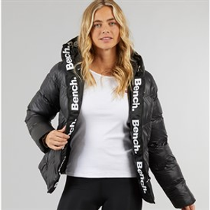 Bench Dames Phillipa Puffer Jas Zwart