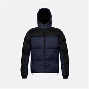 Copenhagen Legacy Heren Jas met Capuchon Marineblauw / Zwart