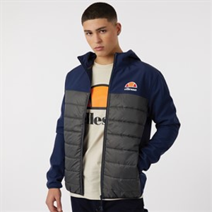 Ellesse Heren Timmari Hybrid Lichtgewicht Jassen Marine