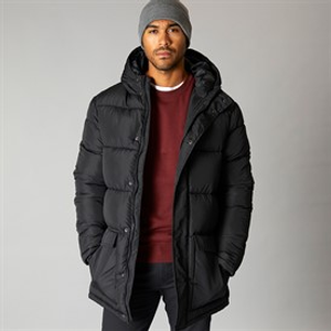 French Connection Parka Jas Zwart Heren