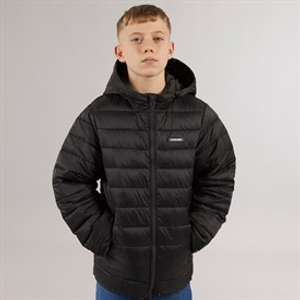 JACK & JONES Jongens Logan Winterjas Zwart