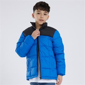 JACK & JONES Jongens Otis Puffer Kraagjas Lapis Blauw