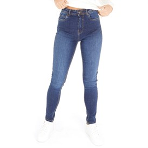 Bench Damen Fay Skinny Jeans Dunkel Waschung