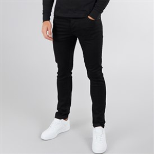 Bench Heren Ralemo Skinny Jeans Jet Zwart