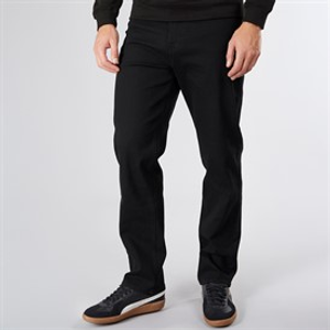 Crosshatch Heren Dalesman Relaxed Fit Jeans Black Wash