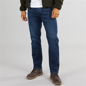 French Connection Heren FCUK Jeans met Regular Fit Ind50 Midwash