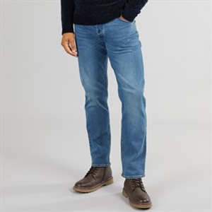 French Connection Heren FCUK Regular Fit Jeans Ind55
