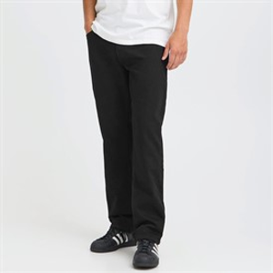 Solid Heren Denim Jeans Zwarte Denim
