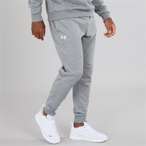 Under Armour Heren UA Rival Fleece Joggingbroek Castlerock Licht Heather/Wit