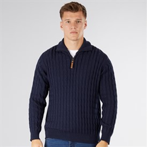 Indicode Heren Rufus Jumper Donker Marine