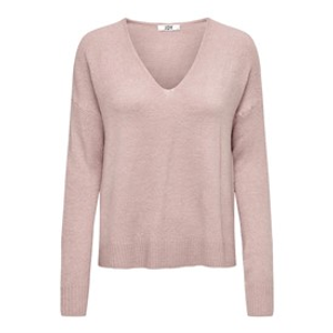 Jacqueline De Yong Dames Jdycharly O Neck Pullover V-hals jumpers Lichtroze