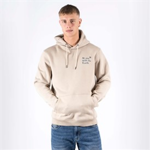 Marcus Heren Colin Print Hoodie Helder Zand