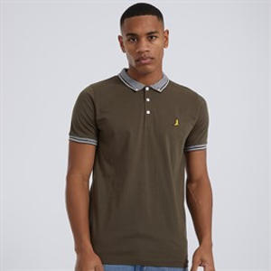 Brave Soul Heren Story Polo Khaki