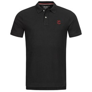 Indicode Heren Inwadim Polo’s met korte mouwen Zwart