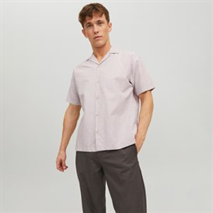 JACK & JONES Heren Zomer Resort Kort Ruis Vlag