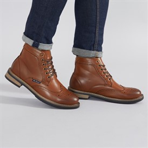 Ben Sherman Herenschoenen Templeton Brogues Bruin Gepolijst