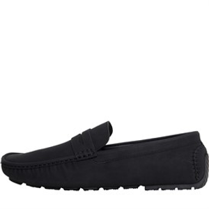 Brave Soul Herenschoenen Web Loafers Zwart