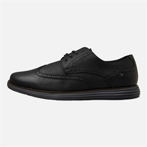 Deakins Herren Karl Schnürschuhe Schwarz/Charcoal