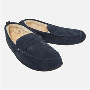French Connection Heren Moccasin 2 Pantoffels Marine