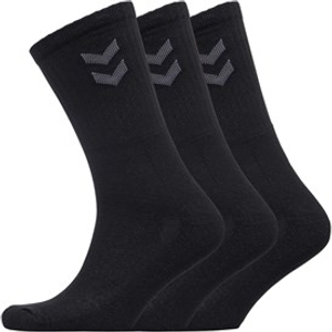 Hummel Drei Paar Socken Schwarz