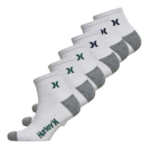 Hurley Heren 1/2 Terry Enkelsokken Wit