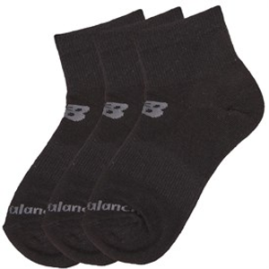 New Balance Socken Junge 3er Pack Viertel Schwarz