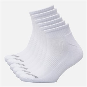 SKECHERS Six Pack Kousen Kwart wit Traditional