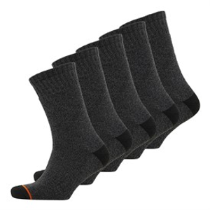 WEATHERPROOF Heren Thermische Sokken Crew 5-pack Zwart