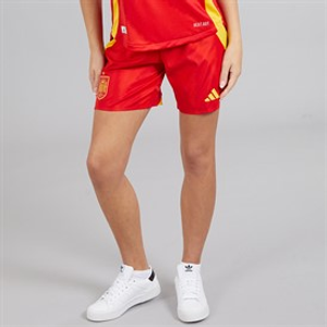 adidas Damen FEF Spanien Damen 24/25 Authentische Heimshorts Better Scarlet