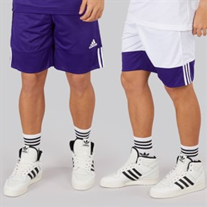 adidas Heren 3G Speed Omkeerbare Basketbal Short Collegiate Purple/Wit